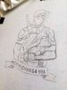 Ручная роспись рисунки на футболки куртки кеды свитшоты платья Дэдпул