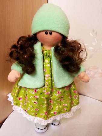 Превью Интерьерная текстильная кукла