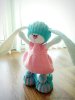 Эксклюзивная кукла-зайка подарок художественная кукла сделано руками амигуруми