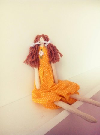 Кукла ручной работы в стиле тильда: Люси